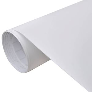 vidaXL Film de voiture Blanc mat 100x150 cm