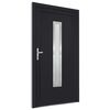 vidaXL Porte d'entr&eacute;e anthracite 98x190 cm PVC