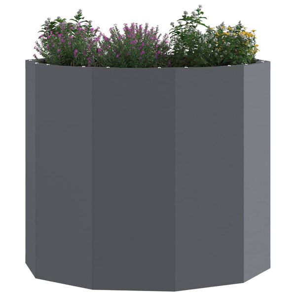 vidaXL Jardini&egrave;re Anthracite 60 x 60 x 50 cm Acier