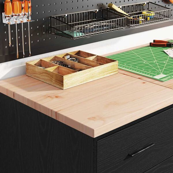 vidaXL Armoire de rangement de garage noir 40x51x85 cm bois de pin