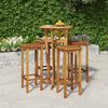 vidaXL Ensemble de bar de jardin 5 pcs bois d'acacia solide