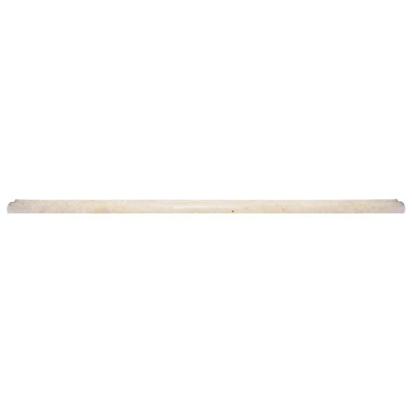 vidaXL Dessus de table Cr&egrave;me &Oslash;60x2,5 cm Marbre