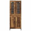 vidaXL Haut Armoire Bois Ancien 69,5 x 34 x 180 cm Bois d'ing&eacute;nierie