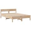 vidaXL Lit biblioth&egrave;que sans matelas 160x200 cm bois massif de pin