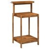 vidaXL Banc de rempotage ext&eacute;rieur 56,5 x 48,5 x 107 cm Naturel
