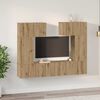 vidaXL Ensemble meuble TV 6 pcs ch&ecirc;ne artisanal 80 x 30 x 30 cm