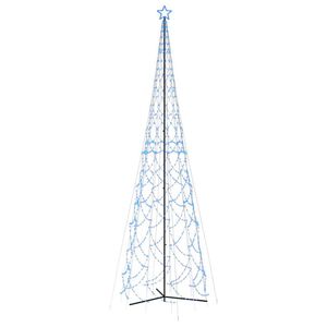 vidaXL Arbre de No&euml;l c&ocirc;ne 3000 LED bleu 230x800 cm