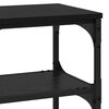 vidaXL Table console Chêne noir 100 x 30 x 75 cm Bois d'ingénierie