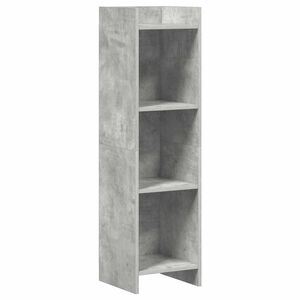 vidaXL Biblioth&egrave;que Gris B&eacute;ton 30 x 30 x 111 cm Bois d'ing&eacute;nierie
