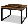 vidaXL Table basse Teck R&eacute;sine 60x60x40 cm