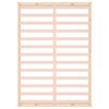 vidaXL Cadre de lit sans matelas 135x190 cm bois massif