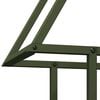 vidaXL Portant de bois chauffage vert olive 50x25x60 cm