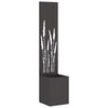 vidaXL &Eacute;cran de confidentialit&eacute; de jardin Noir 32 x 32 x 150 cm
