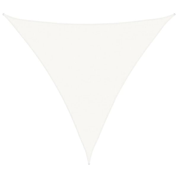 vidaXL Voile d'ombrage 160 g/m&sup2; Blanc 6x6x6 m PEHD