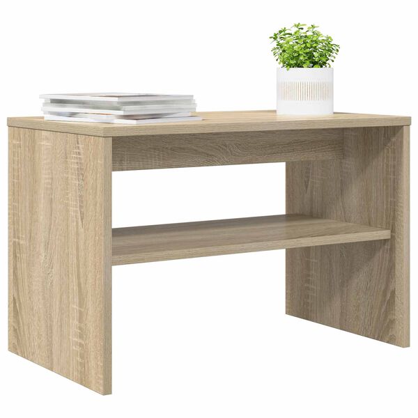 vidaXL Meuble TV Ch&ecirc;ne Sonoma 60 x 35 x 40 cm Bois d'ing&eacute;nierie