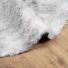 vidaXL Tapis shaggy &agrave; poils longs NAVARRA gris argent&eacute; 120x120 cm