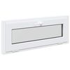 vidaXL Fen&ecirc;tre de sous-sol RISOR 100 x 40 cm PVC et verre Blanc