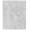 vidaXL Ensemble de meubles de salle de bain 2 pcs Gris b&eacute;ton Agglom&eacute;r&eacute;