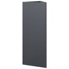 vidaXL Jardini&egrave;re anthracite triangulaire 30x26x75 cm acier