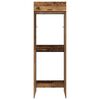 vidaXL Armoire pour machine &agrave; laver Bois ancien 67,5 x 68 x 200 cm