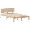 vidaXL Lit biblioth&egrave;que sans matelas 135x190 cm bois de pin massif