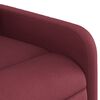 vidaXL Fauteuil inclinable Rouge bordeaux Tissu