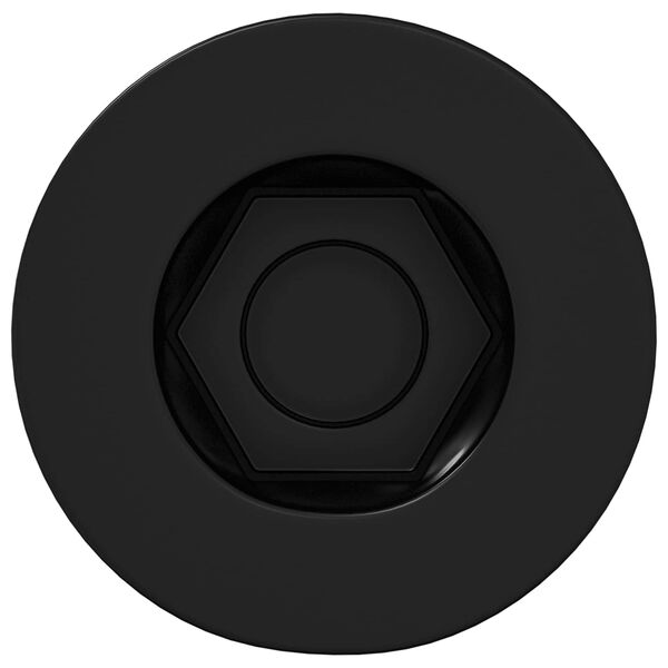 vidaXL Vis &agrave; t&ecirc;te de capuchon &agrave; douille 3072 pcs Noir 7 x 40 mm Fer