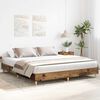 vidaXL Cadre de lit sans matelas vieux bois 200x200 cm bois ing&eacute;nierie