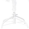 vidaXL Arbre de Noël artificiel pré-éclairé et boules blanc 120 cm PVC