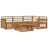 vidaXL Ensemble de canap&eacute;s d'ext&eacute;rieur 5 pcs Naturel