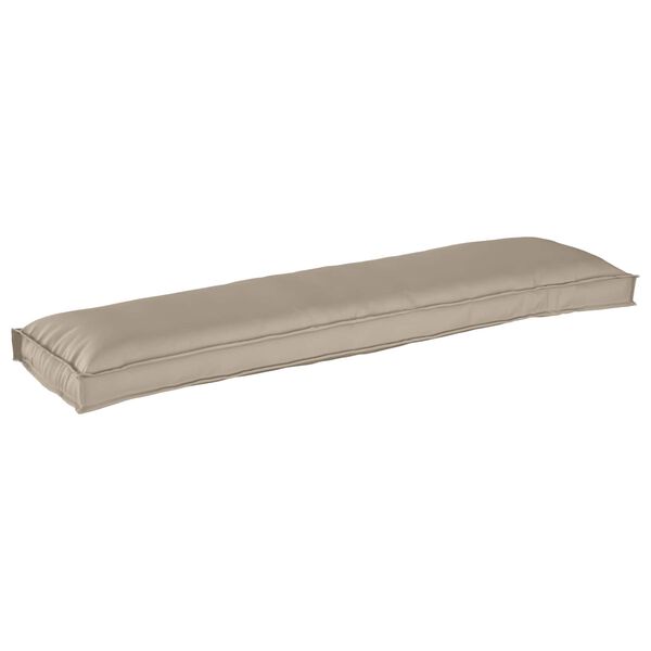 vidaXL Set de coussins de palette 2 pcs Taupe 150 x 40 x 8 cm