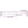 vidaXL Support de moniteur Gris 100x27x15 cm Bois de pin solide