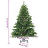 vidaXL Sapin de No&euml;l Artificiel &agrave; Branches Articul&eacute;es Vert 150 cm