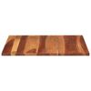 vidaXL Dessus de table bois massif d'acacia 25-27 mm 80x80 cm