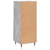 vidaXL Buffet Gris b&eacute;ton 34,5x34x90 cm Bois d'ing&eacute;nierie