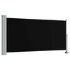 vidaXL Auvent lat&eacute;ral r&eacute;tractable de patio 120 x 300 cm Noir