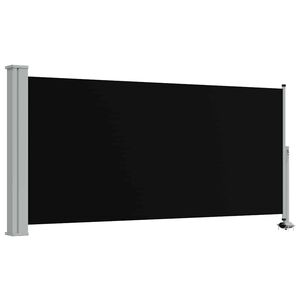 vidaXL Auvent lat&eacute;ral r&eacute;tractable de patio 120 x 300 cm Noir