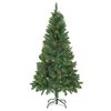 vidaXL Arbre de No&euml;l artificiel pr&eacute;-&eacute;clair&eacute;/boules pommes de pin 150cm