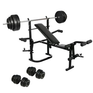 vidaXL Ensemble de banc de musculation