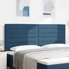 vidaXL T&ecirc;te de lit Bleu 200 cm tissu