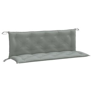 vidaXL Coussins de banc de jardin lot de 2 gris clair m&eacute;lang&eacute; tissu