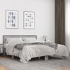 vidaXL Cadre de lit sans matelas sonoma gris 150x200 cm