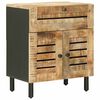 vidaXL Table de chevet Naturel 50 x 33 x 60 cm Bois de mangue massif