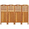 vidaXL Cloison de séparation 4 panneaux 162x2x115 cm Bois d'acacia