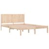vidaXL Cadre de lit sans matelas 200x200 cm bois massif de pin
