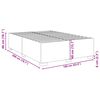 vidaXL Cadre de lit sans matelas gris clair 160x200 cm velours