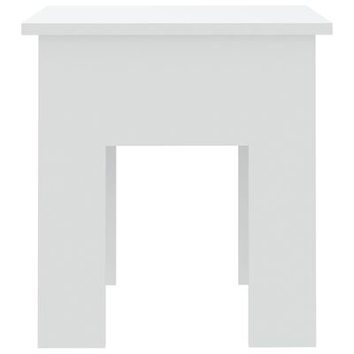 vidaXL Table basse Blanc 40x40x42 cm Aggloméré