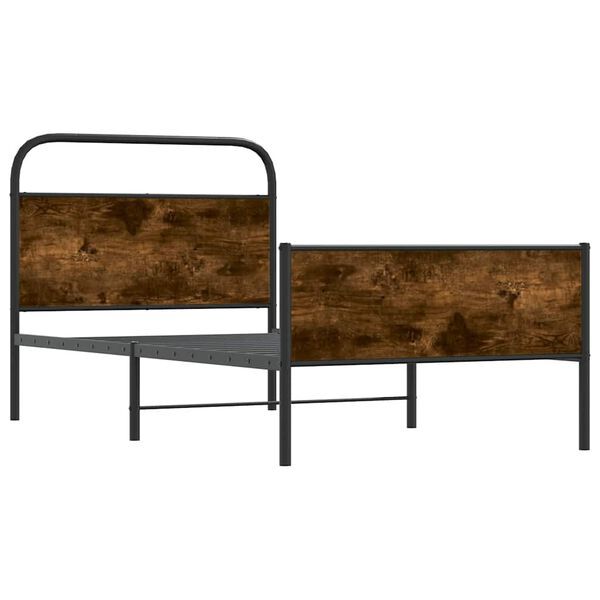vidaXL Cadre de lit sans matelas 90x190cm ch&ecirc;ne sonoma bois ing&eacute;nierie