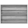 vidaXL &Eacute;tag&egrave;re &agrave; magazines 2 pcs Gris Sonoma 100 x 12 x 70 cm