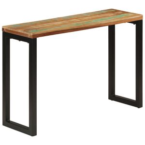 vidaXL Table console 110x35x75 cm bois massif de r&eacute;cup&eacute;ration
